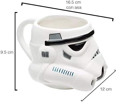 Zak Designs Star Wars Classic Stormtrooper Ceramic Sculpted Coffee Mug