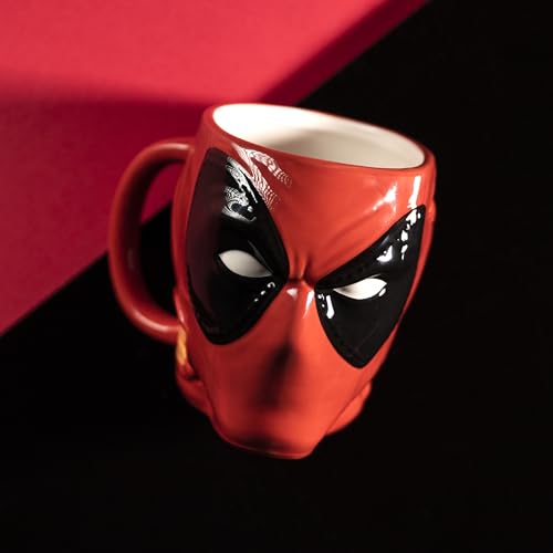 Marvel - Taza de café de cerámica con licencia oficial de Deadpool de Paladone Deadpool, regalo y recuerdo de cómic, taza de té de 11 onzas