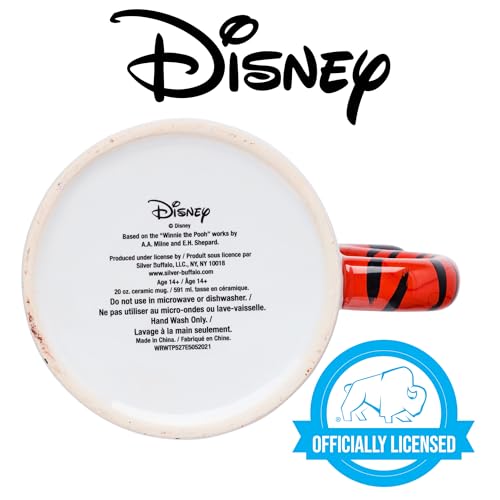 Disney Alicia en el país de las maravillas - Taza de cerámica con diseño de gato Cheshire 3D, Tazas de té apiladas de Alice., Negro, 20-ounces, 1