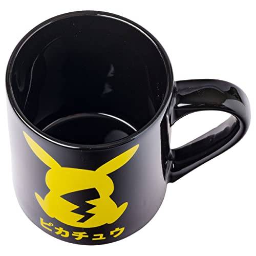 Silver Buffalo Pokemon Pokeball - Taza esculpida 3D de cerámica, 20 onzas