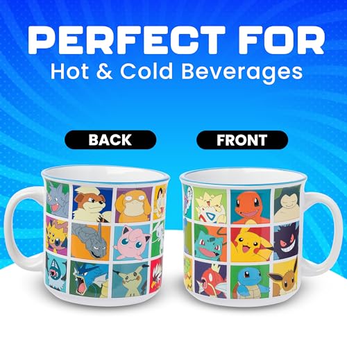Silver Buffalo Pokemon Snorlax Face - Taza esculpida 3D de cerámica, 20 onzas