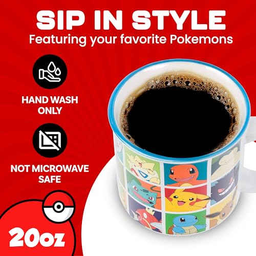 Silver Buffalo Pokemon Snorlax Face - Taza esculpida 3D de cerámica, 20 onzas