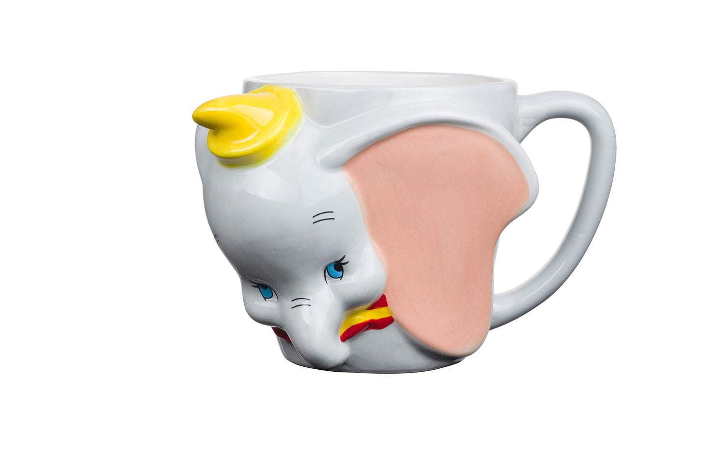 Disney Alicia en el país de las maravillas - Taza de cerámica con diseño de gato Cheshire 3D, Tazas de té apiladas de Alice., Negro, 20-ounces, 1