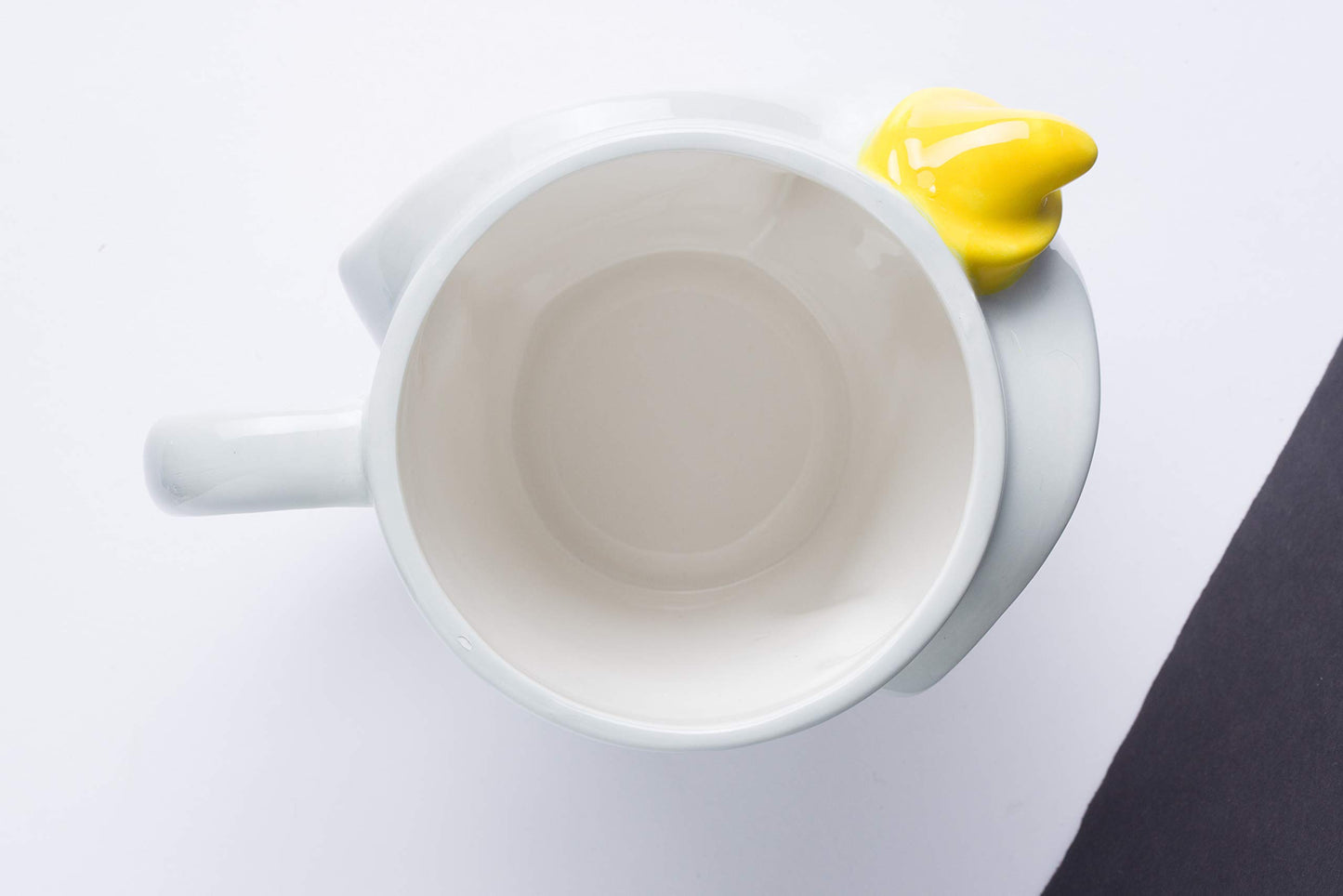 Disney Alicia en el país de las maravillas - Taza de cerámica con diseño de gato Cheshire 3D, Tazas de té apiladas de Alice., Negro, 20-ounces, 1