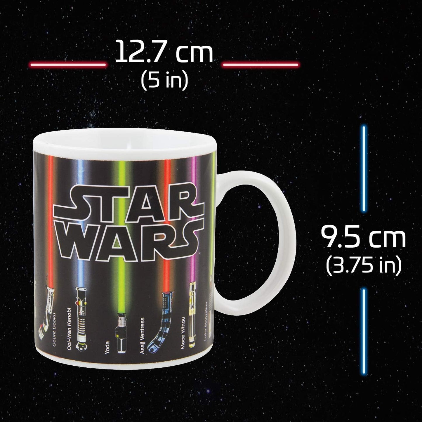 Star Wars Heat Change Mug Lightsaber Paladone Products Calici Tazze