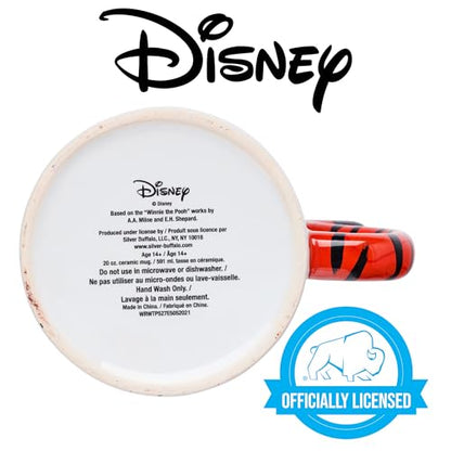 Disney Alicia en el país de las maravillas - Taza de cerámica con diseño de gato Cheshire 3D, Tazas de té apiladas de Alice., Negro, 20-ounces, 1
