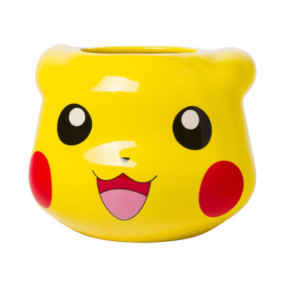Silver Buffalo Pokemon Snorlax Face - Taza esculpida 3D de cerámica, 20 onzas