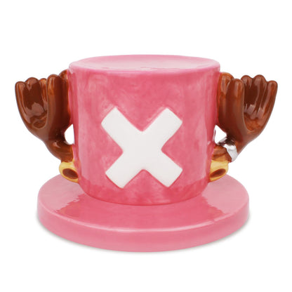 HACOCOLA - Tazas de café de cerámica de anime de una pieza, juego de regalo para amantes del anime (Chopper)