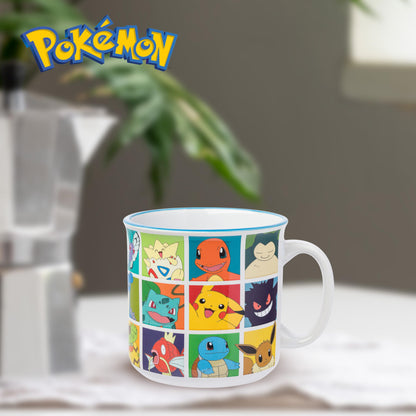 Silver Buffalo Pokemon Snorlax Face - Taza esculpida 3D de cerámica, 20 onzas