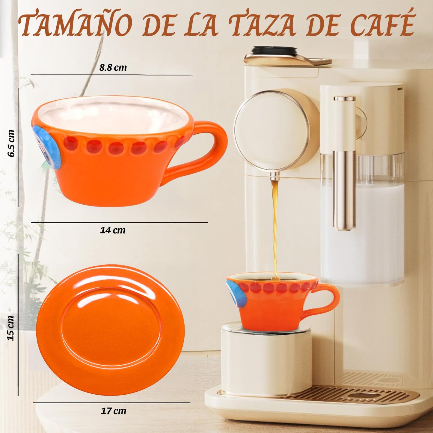 NUOWEI Taza De Café Impermeable y Duradera, Dibujos Animados y Anime Tazas De Café, Hermosa Taza Cerámica, Regalo Perfecto Para Los Amantes Del Anime, Tazas De Cerámica Para El Hogar y La Oficina