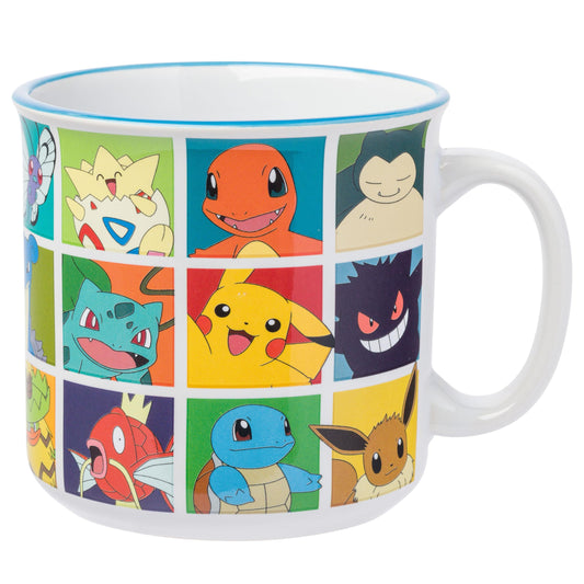 Silver Buffalo Pokemon Snorlax Face - Taza esculpida 3D de cerámica, 20 onzas